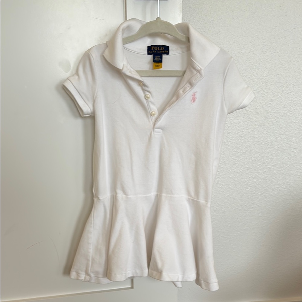 Ralph Lauren White Polo Dress